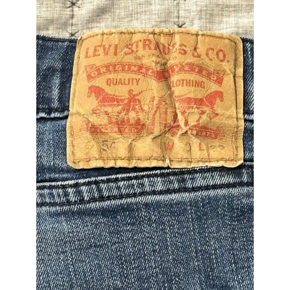 Levi's 515 Women's Bootcut Denim Jeans 40/32 Medium Wash Mid Rise Stretchy Blue - Picture 9 of 13